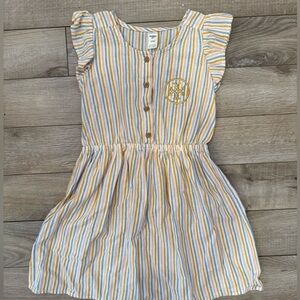 Girls Stripped Casual Dress Size 7